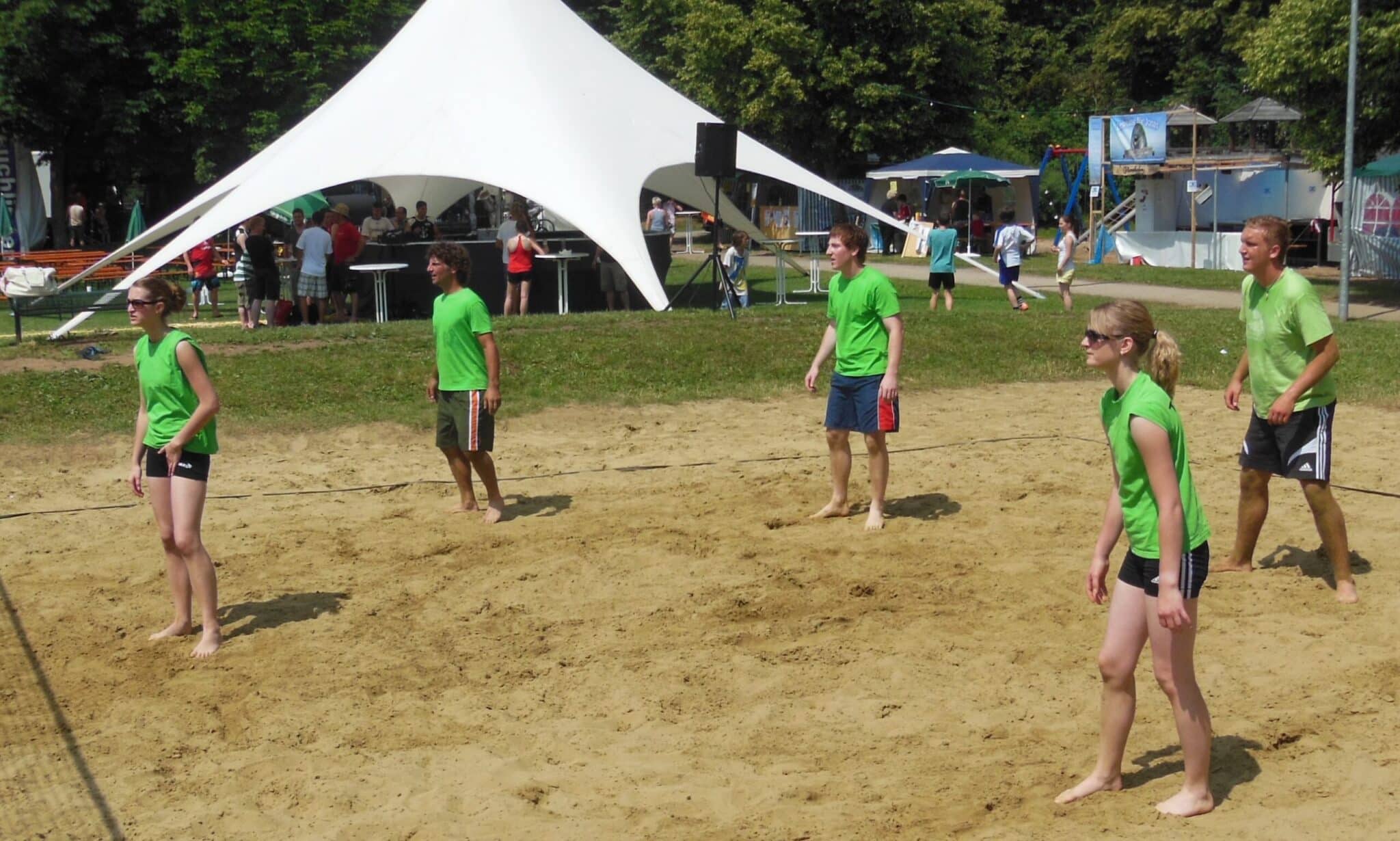 Volleyballturnier Wegfest Heuchlingen